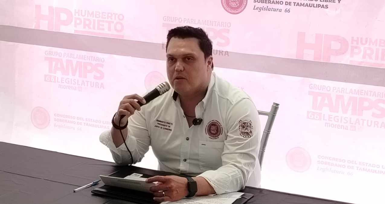 El diputado Humberto Prieto Herrera rinde informe sobre su labor legislativa y acciones en Reynosa