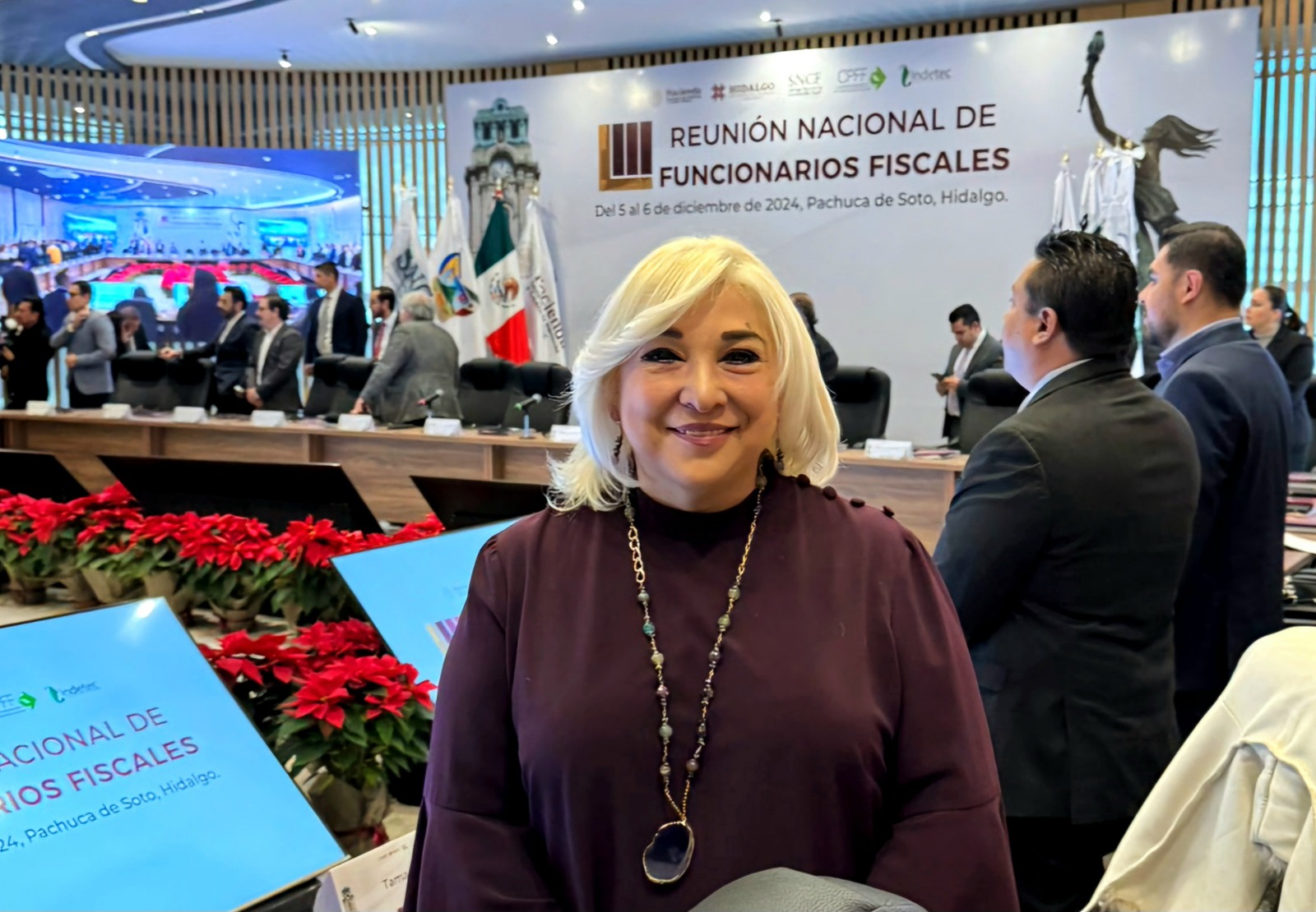 Tamaulipas presente en Reunión Nacional de Funcionarios Fiscales: Adriana Lozano resalta avances.