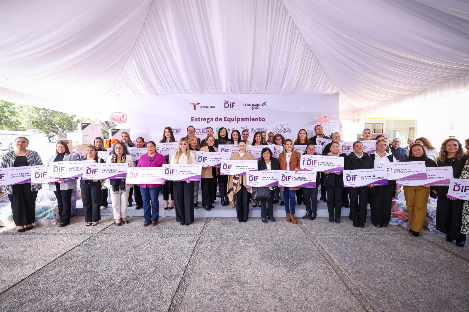 DIF Tamaulipas entrega más de 9 mil apoyos para reforzar los programas municipales