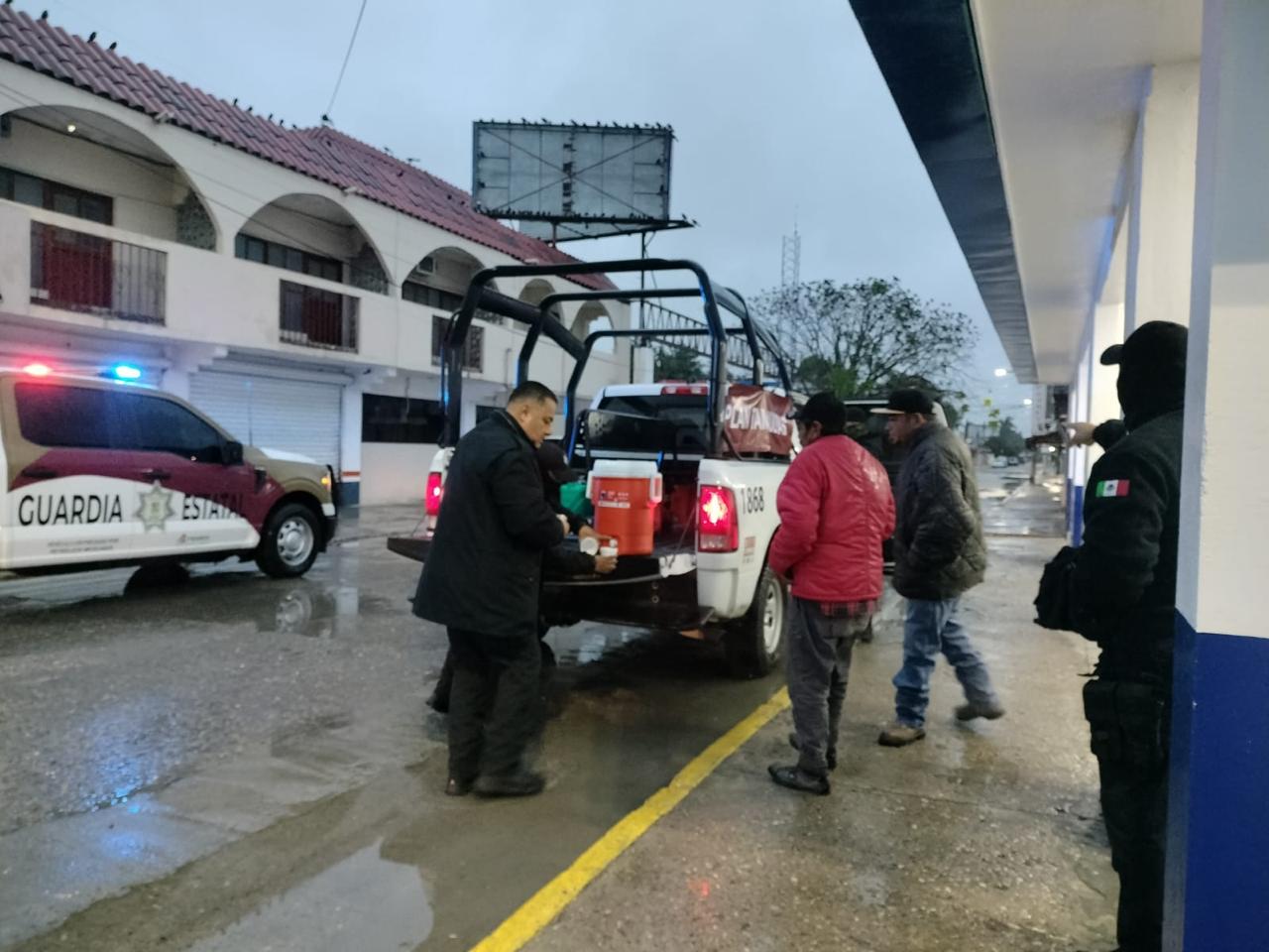 Plan Tamaulipas de la Guardia Estatal entra en acción por bajas temperaturas en la entidad