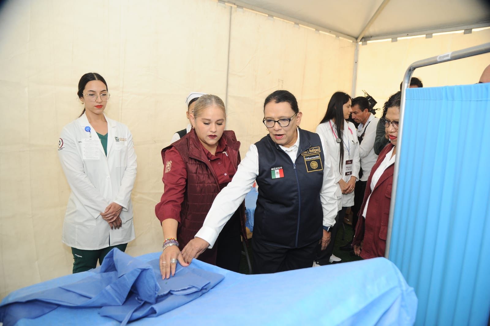 Secretaría de Gobernación revisa operación del Centro de Atención a Migrantes en Reynosa