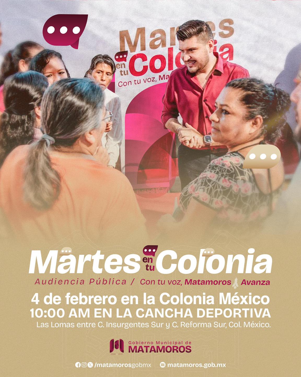 El alcalde Beto Granados inicia el primer “Martes en Tu Colonia” 2025 en la colonia México