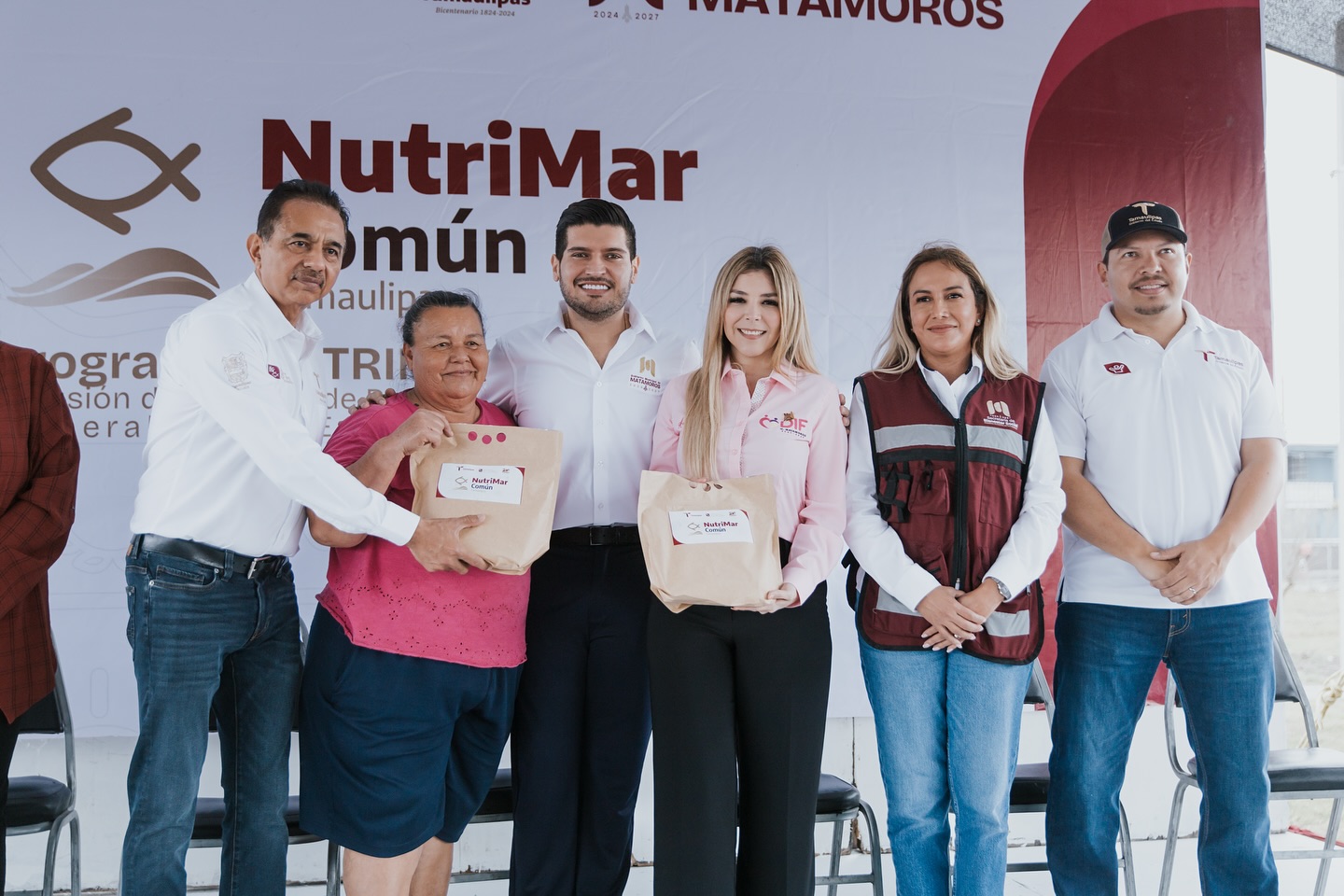 El alcalde Beto Granados cumple con Matamoros: realizan la cuarta entrega del Programa NutriMar-Común