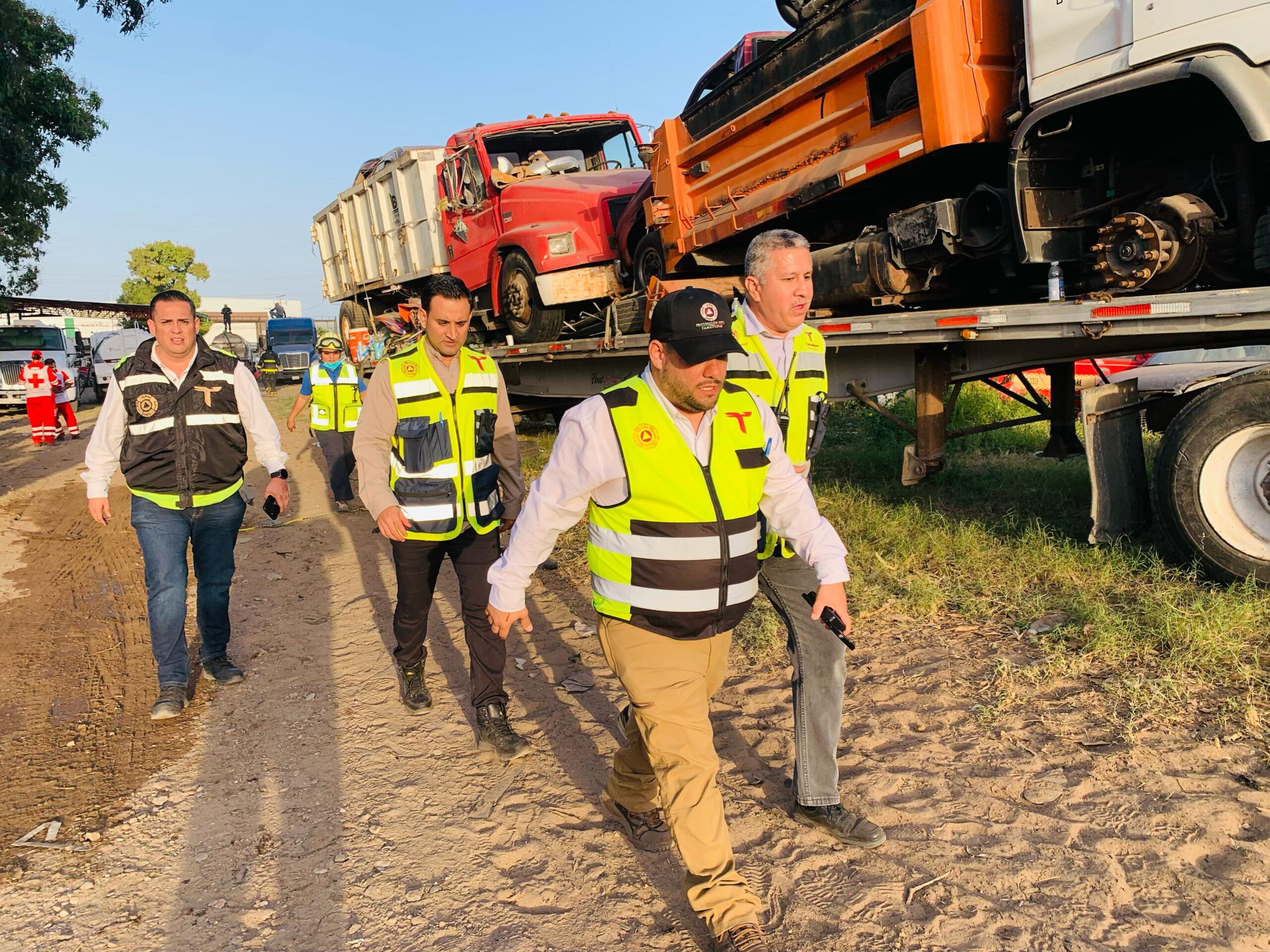 Coordinación en marcha: Gobierno de Tamaulipas activa acciones para extinguir incendio