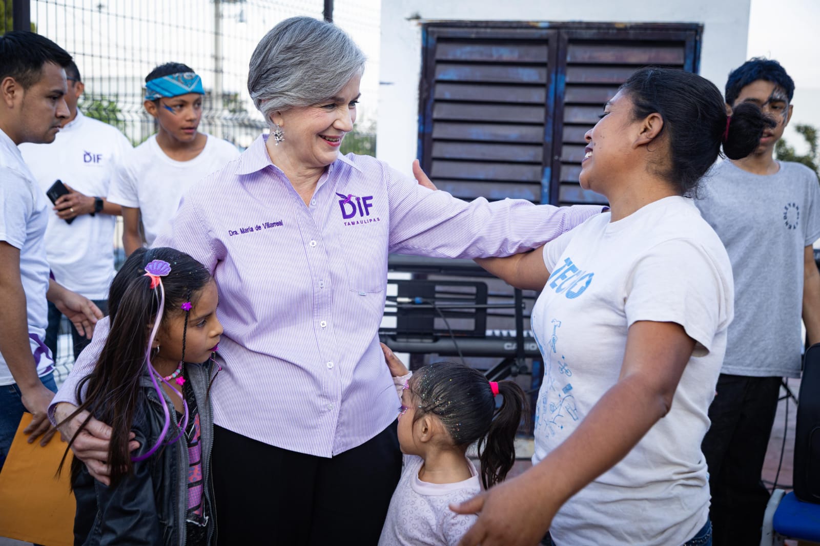 La presidenta del DIF Tamaulipas, María de Villarreal, fortalece la estrategia Lazos del Bienestar con entrega de equipamiento