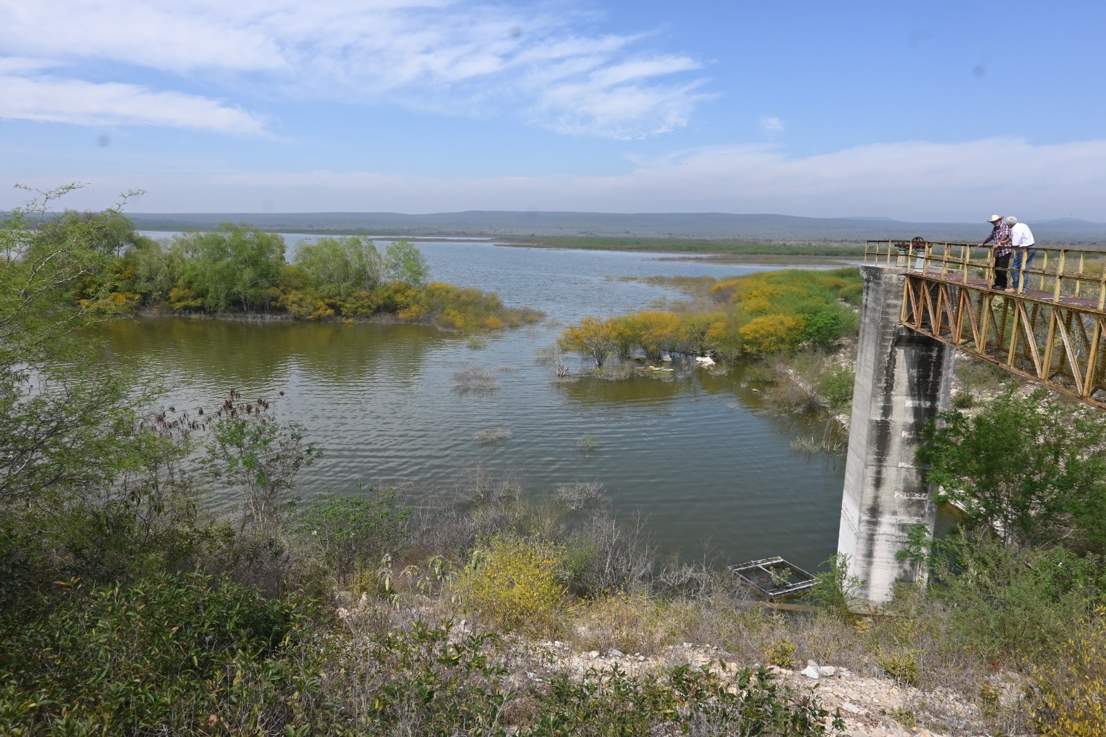 Secretario de Desarrollo Rural inspecciona unidad de riego “La Loba” en Jiménez
