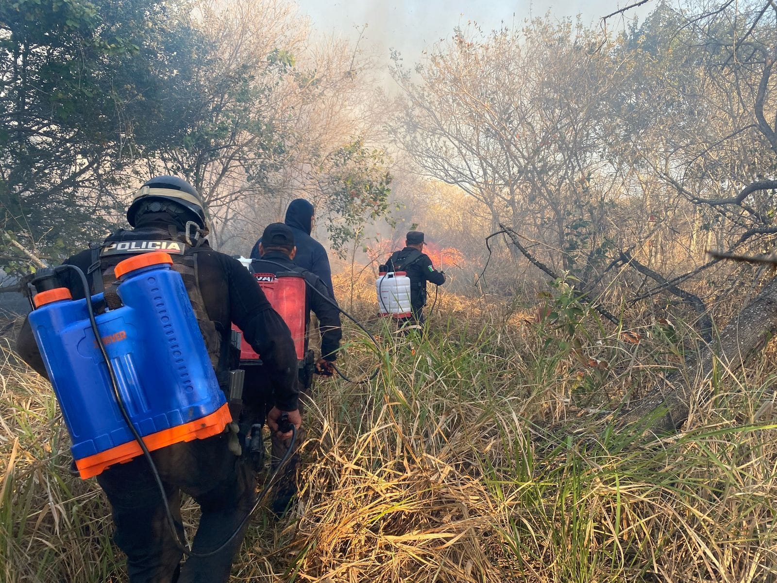 SSPT refuerza acciones contra incendios con la activación del Plan Tamaulipas