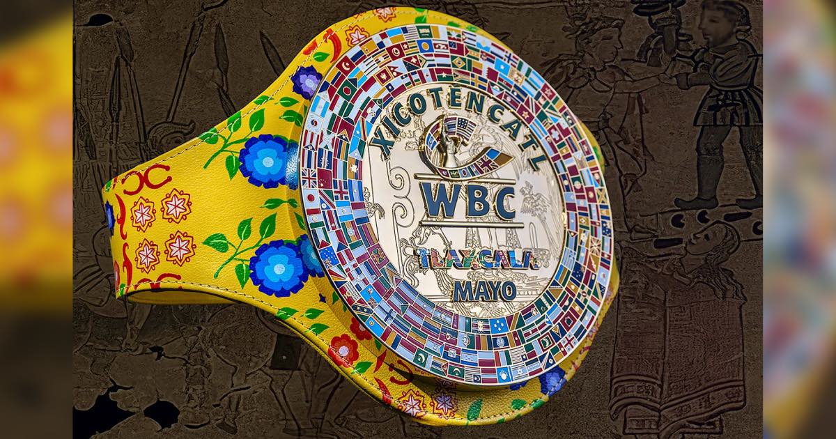 Presentan cinturón “Guerrero Xicoténcatl” para el ganador del ‘Canelo’ vs Scull