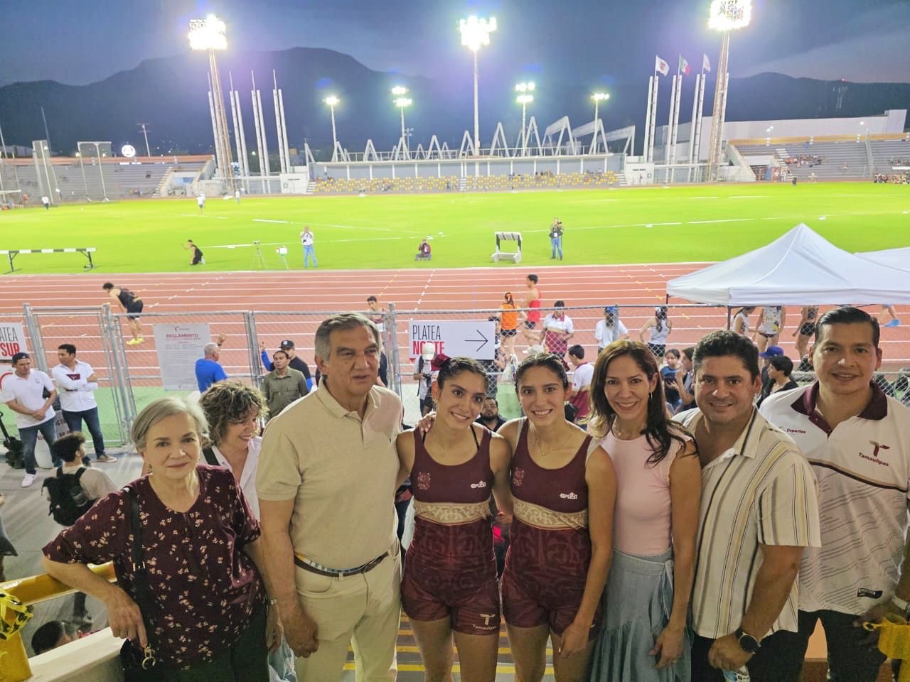 El gobernador Américo Villarreal acompaña el cierre del Macro Regional CONADE 2025 en Tamaulipas