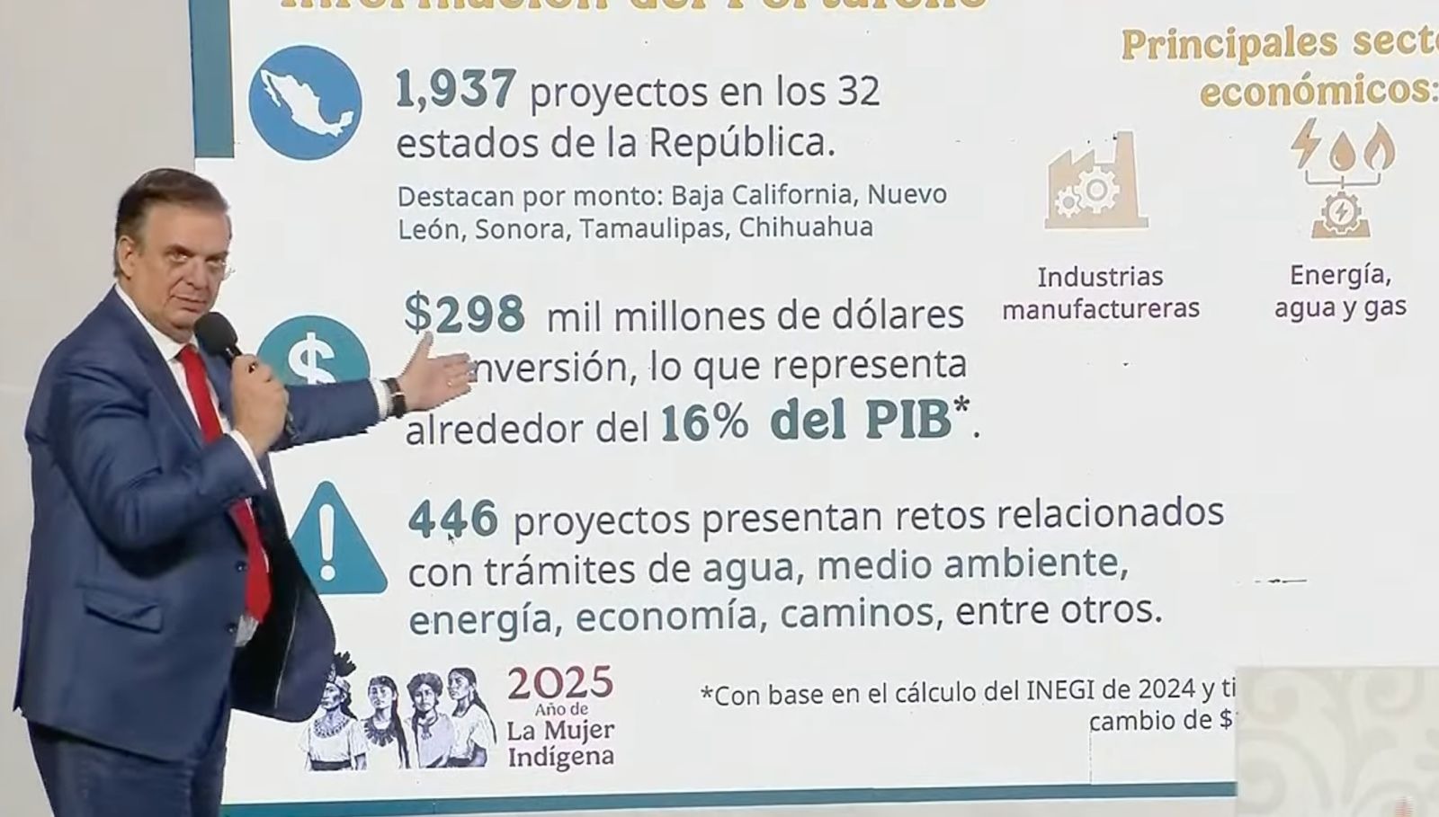Gracias al gobierno del Dr. Américo Villarreal, Tamaulipas sobresale en inversión nacional: El Secretario de Economía, Marcelo Ebrard
