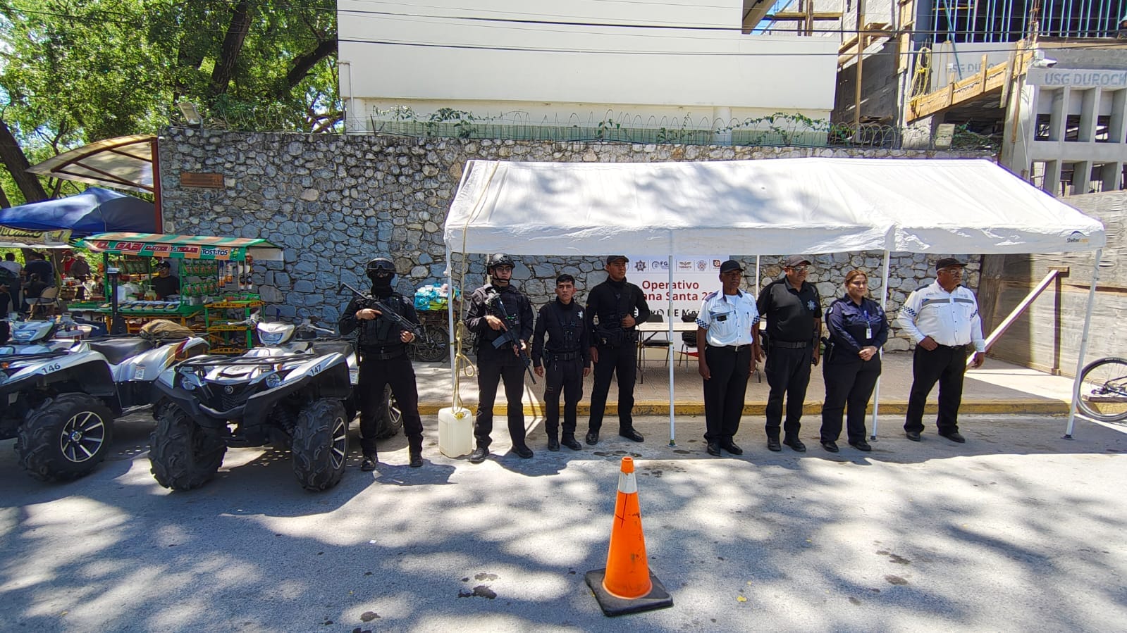 La Guardia Estatal colabora en Centros de Mando para apoyar al turismo en Tamaulipas