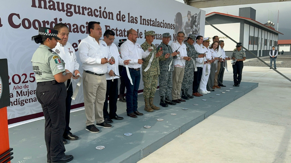 El gobernador Américo Villarreal y mandos militares inauguran nuevas instalaciones de la Guardia Nacional en Tamaulipas