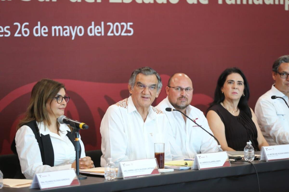 El gobernador Américo presenta estrategia de desarrollo con 19 mil MDP para el sur de Tamaulipas