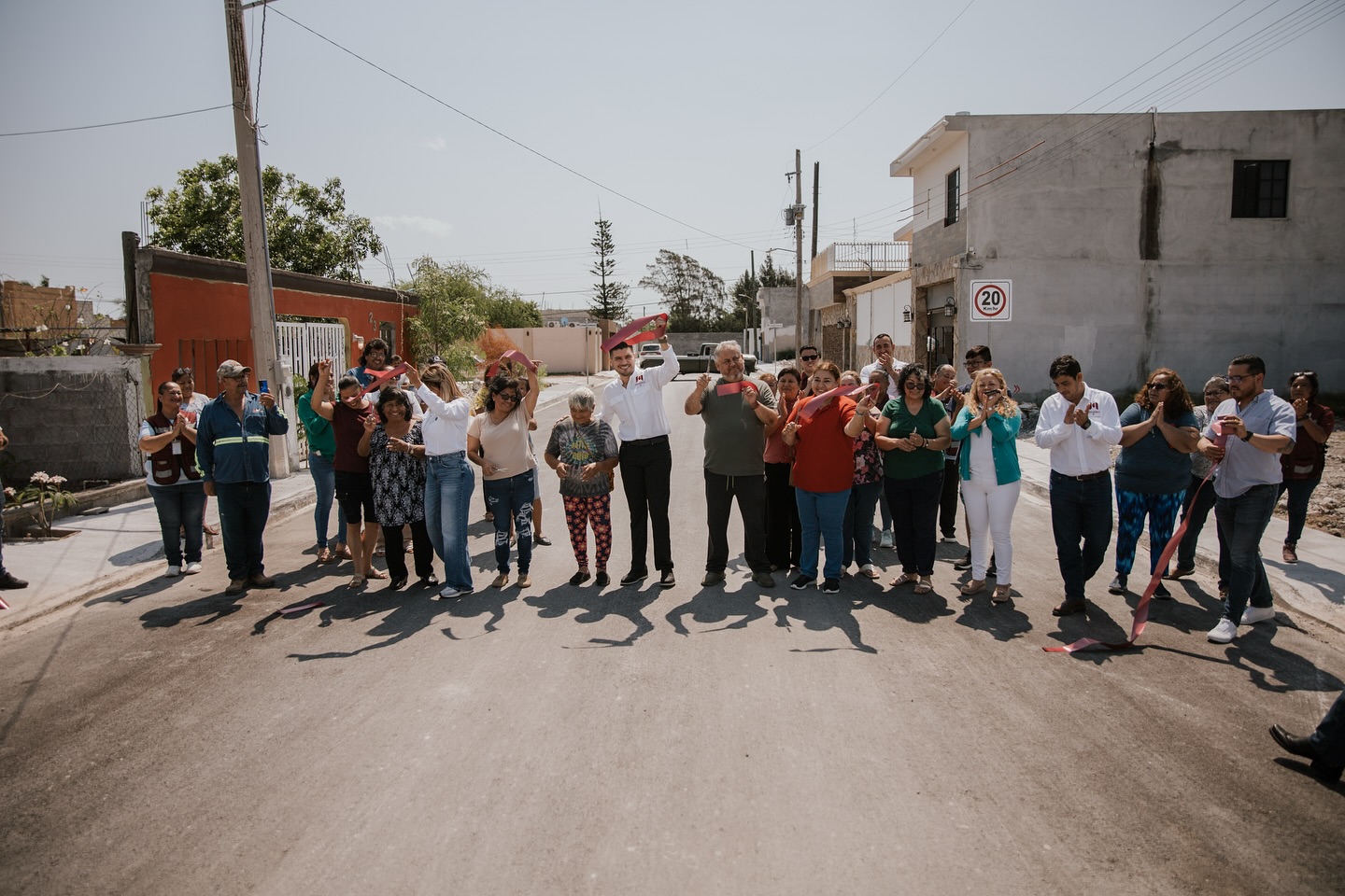 El alcalde Beto Granados inaugura pavimentación en la colonia Electricistas Sur