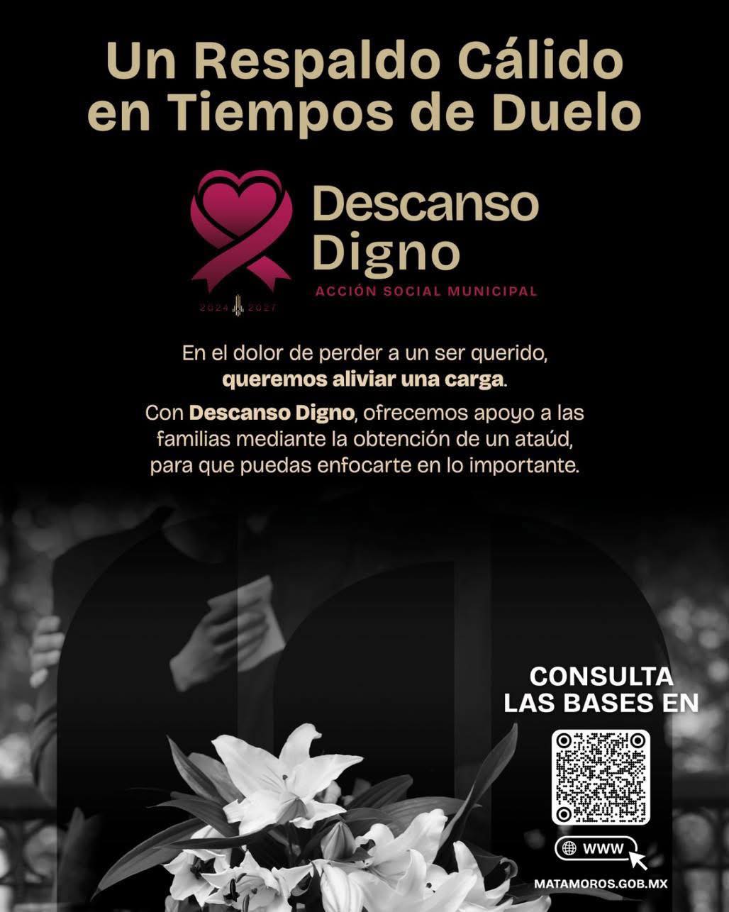 El Gobierno Municipal de Matamoros ofrece respaldo a las familias a través del programa Descanso Digno