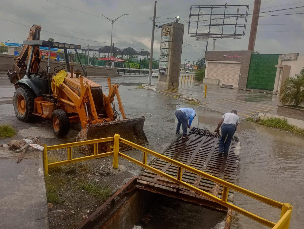 El Gobierno Municipal de Matamoros refuerza acciones para prevenir encharcamientos