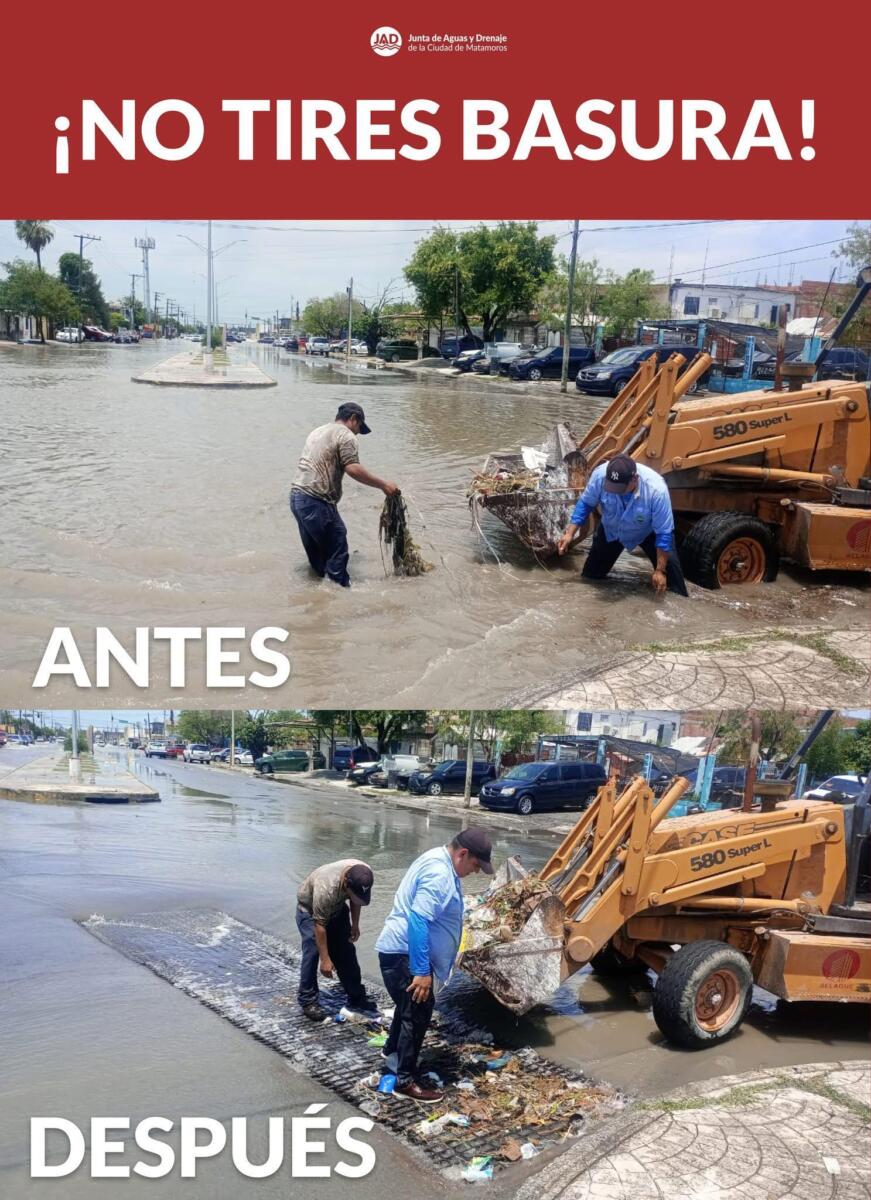 El alcalde Beto Granados llama a cuidar Matamoros y evitar tirar basura en la vía pública
