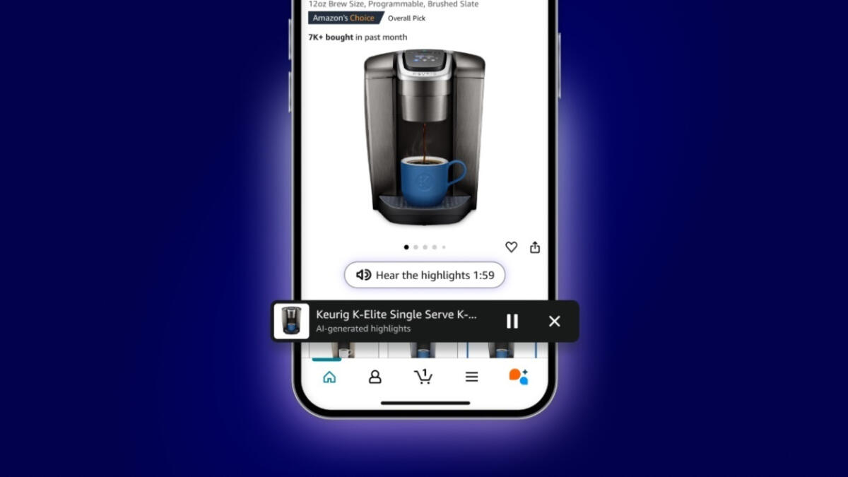 Amazon prueba los resúmenes de audio generados con IA para facilitar la decisión de compra