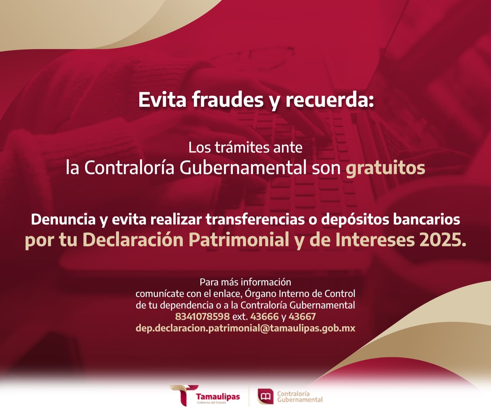 Desde el primer día de mayo, mil servidoras y servidores públicos realizan su declaración patrimonial