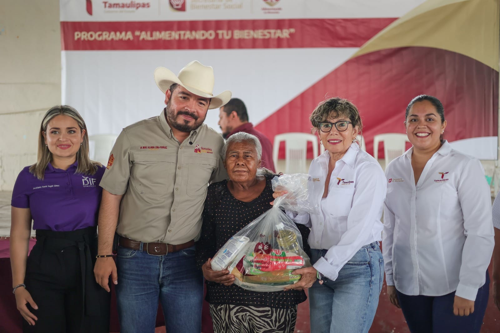 Apoya SEBIEN a comunidad rural de González con programas de bienestar