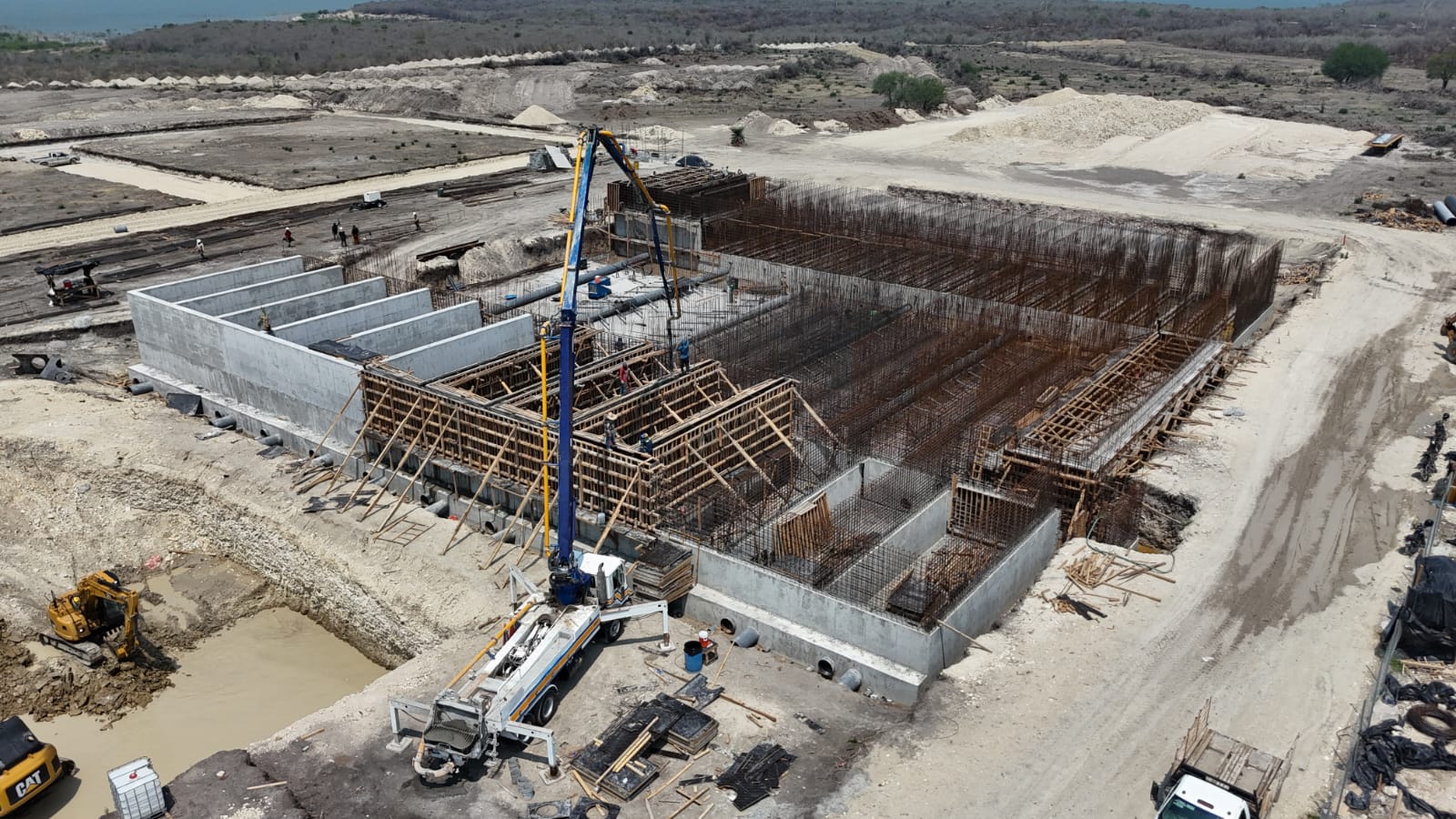 Construcción de la segunda línea del acueducto avanza con respaldo de gobierno estatal y federal