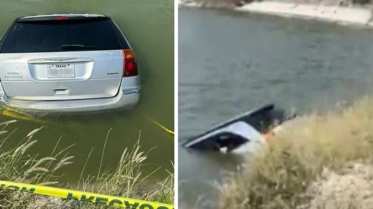 Muere mujer al caer su camioneta a canal en Reynosa, Tamaulipas