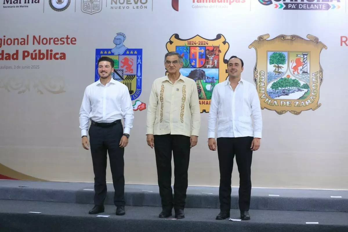 Tamaulipas, NL y Coahuila fortalecen coordinación en seguridad regional