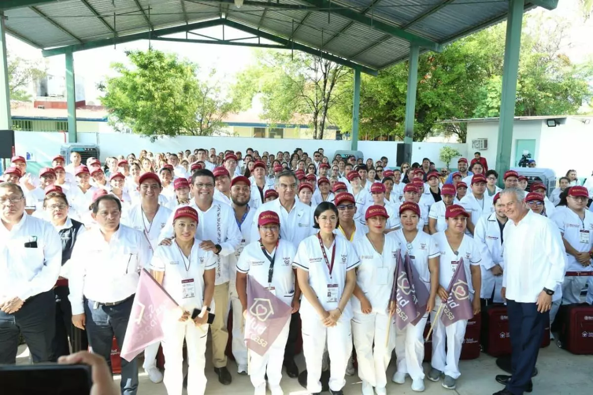 El gobernador Américo Villarreal arranca brigadas de Salud Casa por Casa en comunidades de Tamaulipas