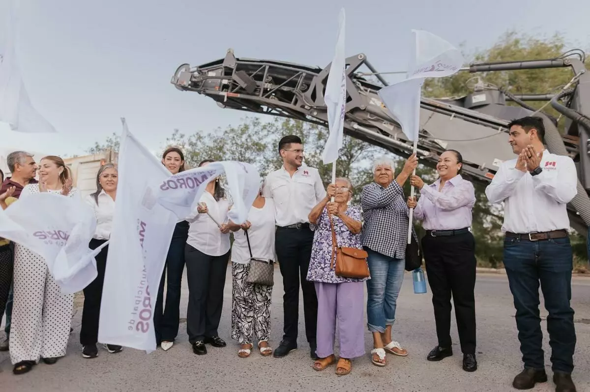 El alcalde Beto Granados da arranque a obra de rehabilitación en la Av. Virgilio Garza Ruiz