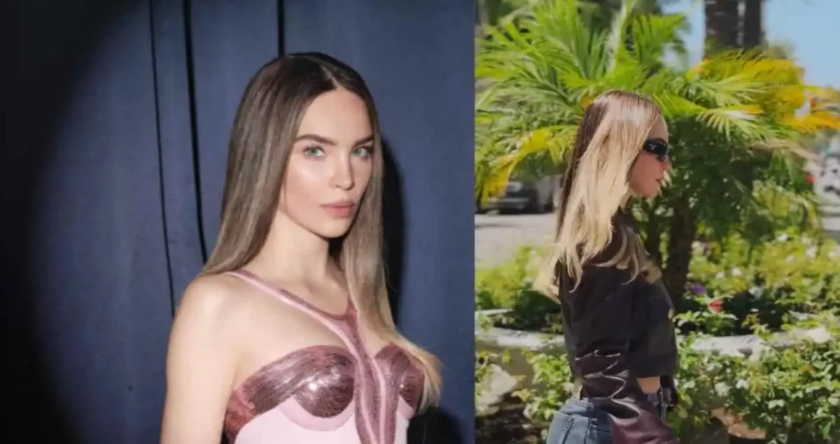 Belinda bromea con su canción “Heterocromía” tras comprar en Loro Piana