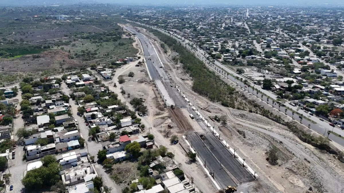Más del 80 % de avance en la prolongación del bulevar José López Portillo en Tamaulipas