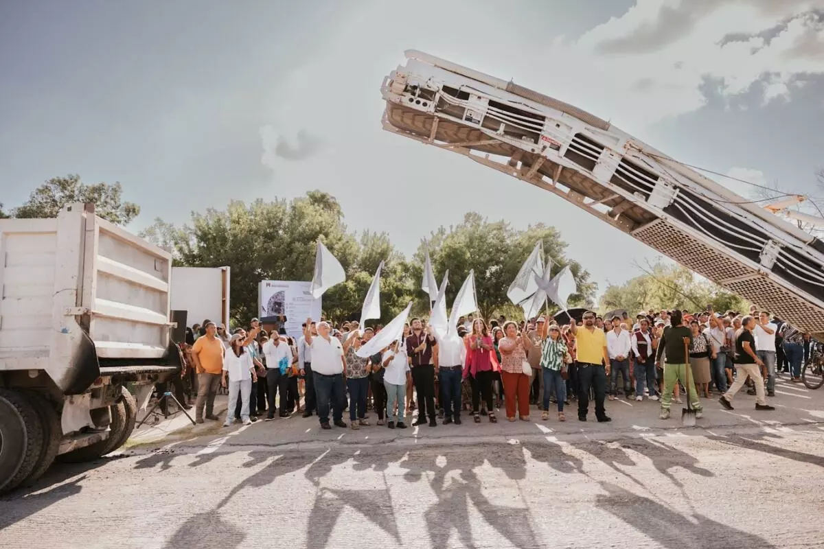 El alcalde Beto Granados da inicio a nueva obra de pavimentación en el Fraccionamiento Arboledas