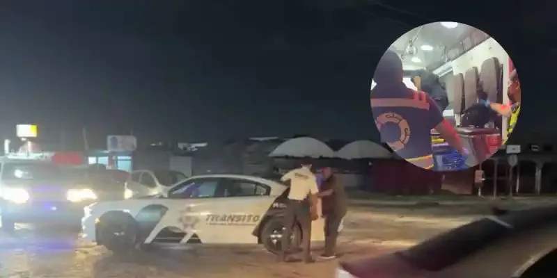 Ciclista termina herido tras ser atropellado por mujer en Matamoros, Tamaulipas