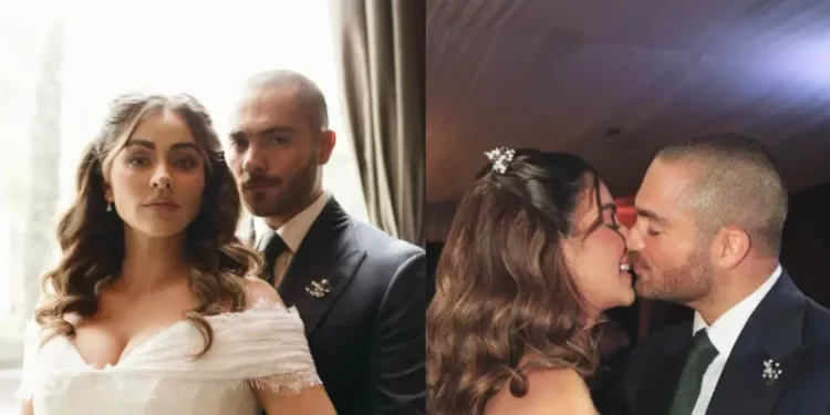 Claudia Martín y Carlos Said celebran su primer mes de casados y alistan segunda boda