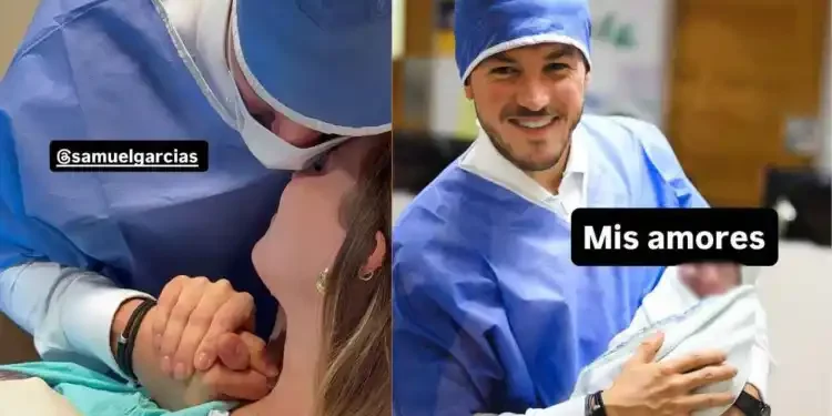 Samuel García y Mariana Rodríguez comparten fotos del nacimiento de su segunda hija, Isabel