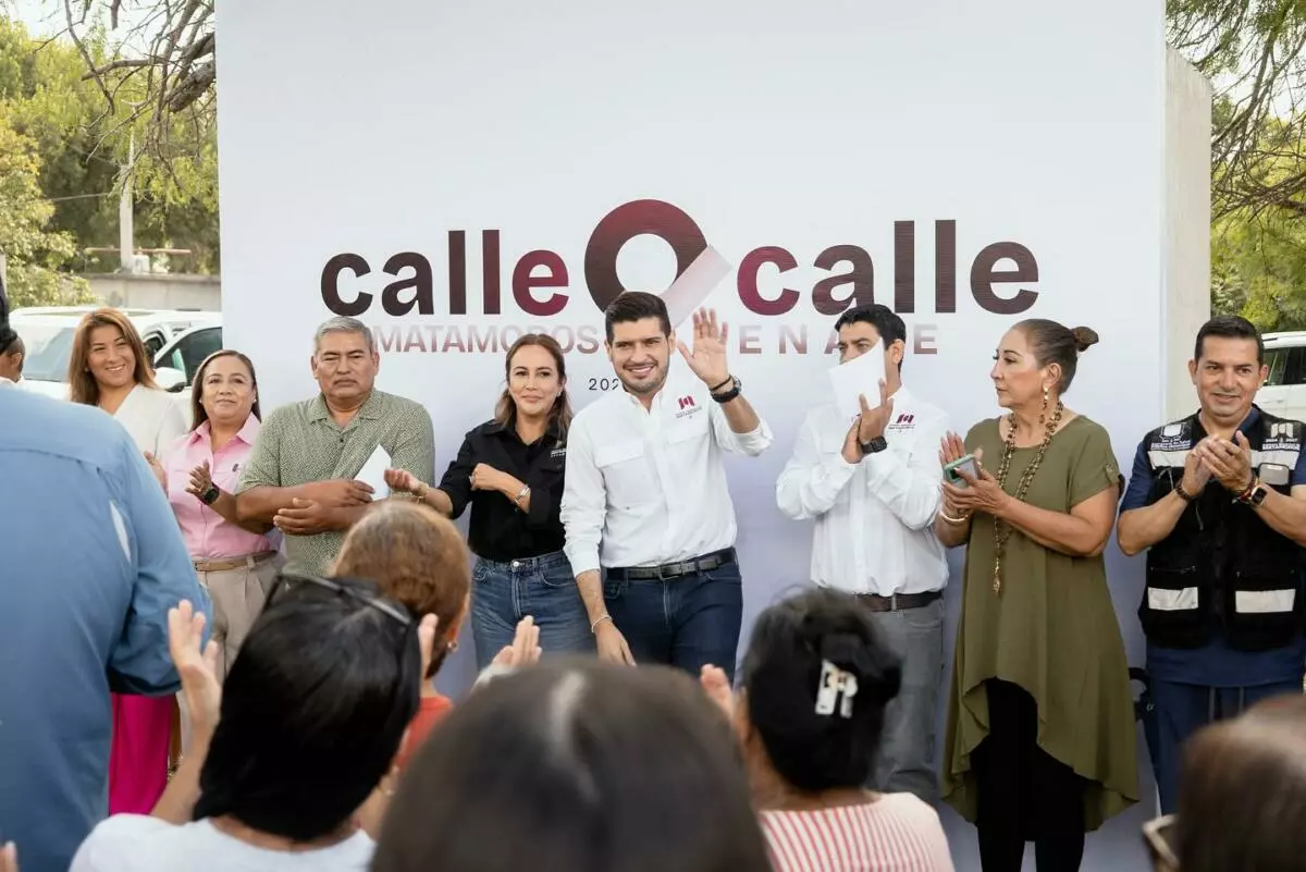 El Gobierno Municipal de Matamoros avanza con el programa “Calle a Calle” en la colonia Villa Esmeralda