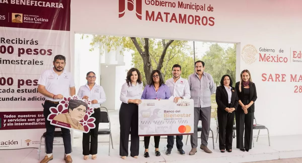 El gobierno municipal de Matamoros acompaña inauguración del nuevo Centro de Atención de Becas para el Bienestar