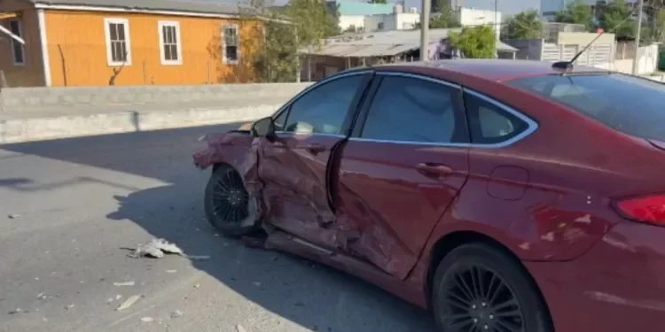 Choque múltiple deja a una mujer lesionada en Reynosa, Tamaulipas
