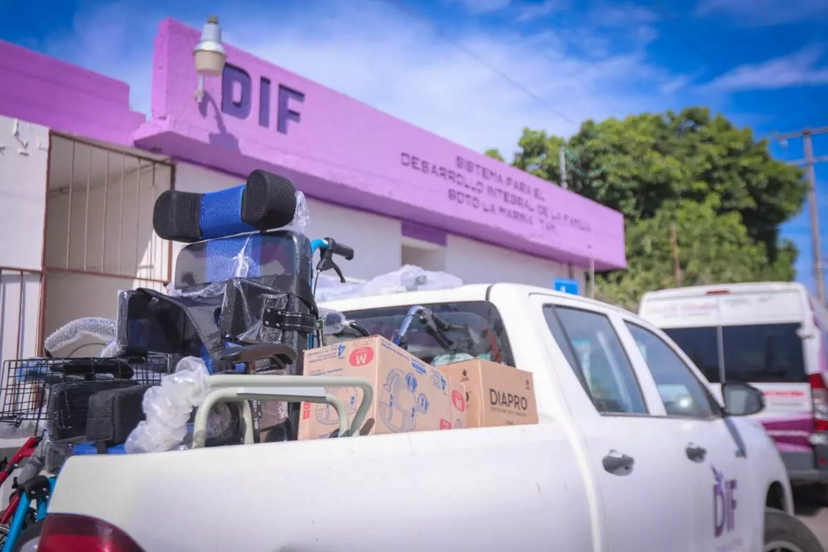 DIF Tamaulipas recorre 26 municipios con la Ruta de la Esperanza para entregar apoyos funcionales