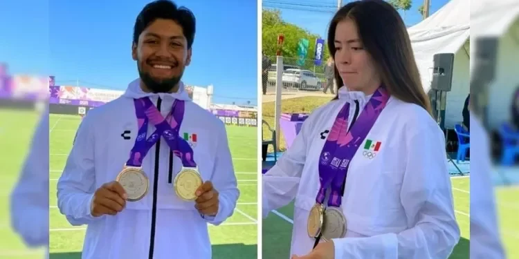 Arqueros Castillo y Méndez conquistan el oro en Panamericanos Junior