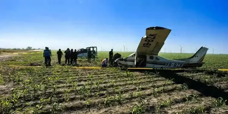 Identifican a las personas involucradas en el desplome de una avioneta en Reynosa, Tamaulipas
