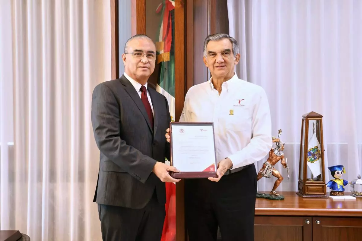El gobernador Américo Villarreal Anaya nombra a Marco Antonio García Barrientos como nuevo consejero jurídico