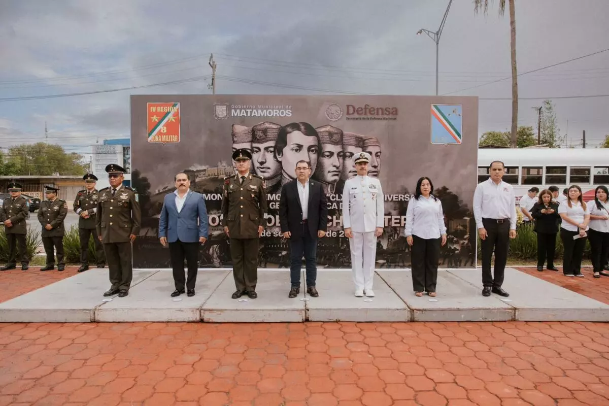 Gobierno Municipal de Matamoros conmemora la Gesta Heroica de los Niños Héroes