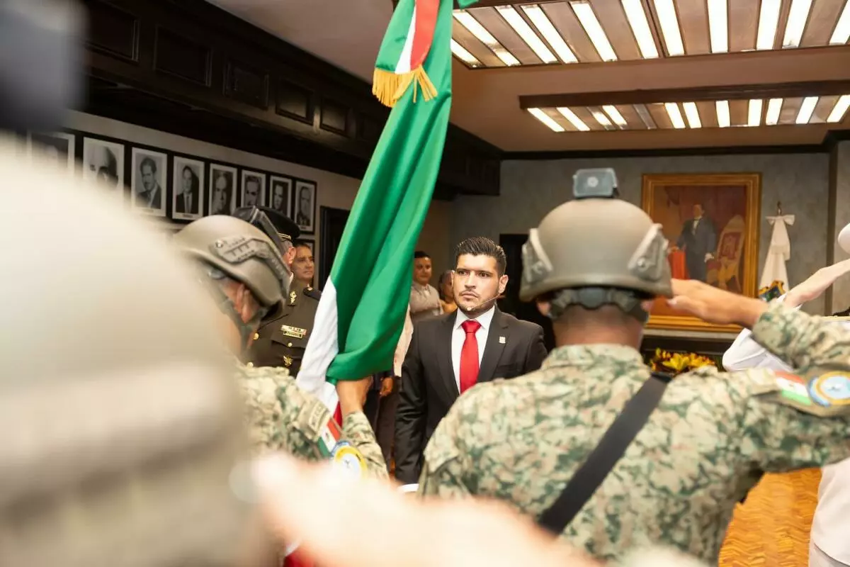 El alcalde Beto Granados encabezó el Grito de Independencia en Matamoros