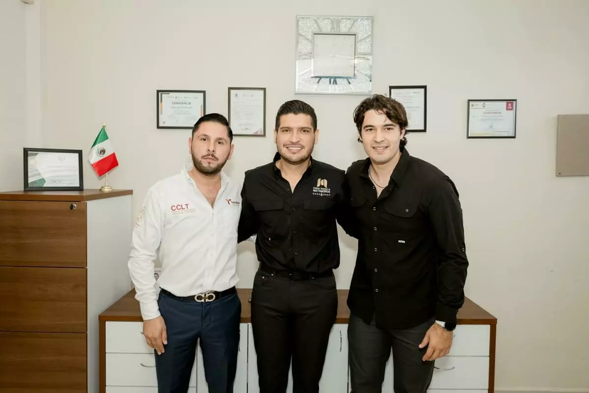 El alcalde Beto Granados recibió al Secretario del Trabajo y Previsión Social de Tamaulipas, Luis Gerardo Illoldi Reyes en Matamoros