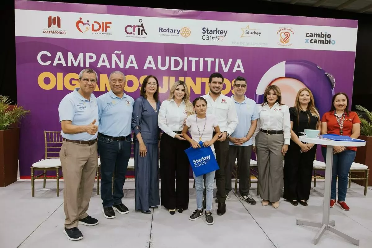 El alcalde Beto Granados y el DIF Matamoros benefician a 250 pacientes con la campaña de donación de aparatos auditivos