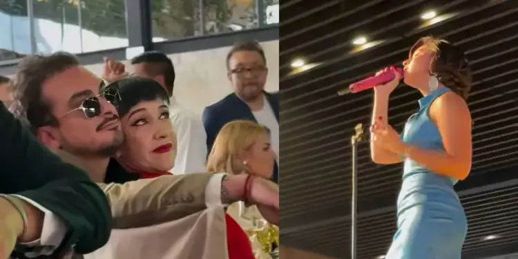 Así fue la reacción de Susana Zabaleta y Ricardo Pérez al escuchar cantar a Ángela Aguilar