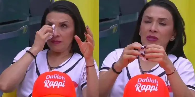 Dalilah Polanco rompe en llanto en LCDLF al recordar su infancia