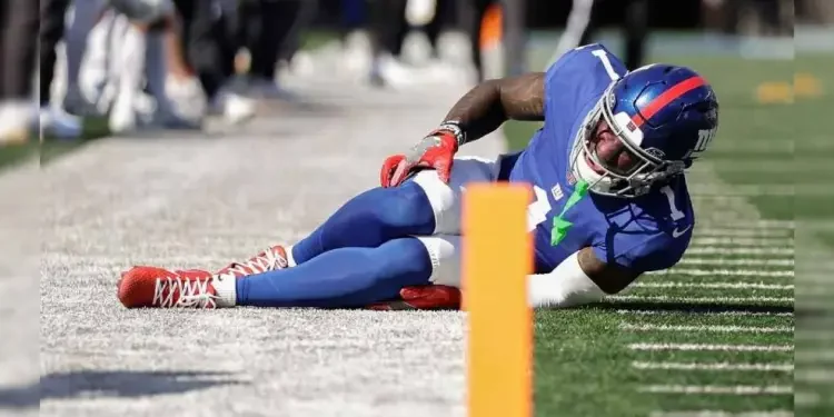 Malik Nabers se pierde la temporada 2025: lesionado gravemente en victoria de Giants