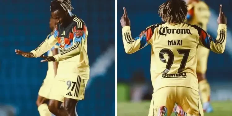 El festejo oculto de Saint-Maximin tras su segundo gol con el América